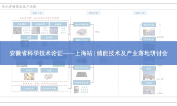 安徽省科学技术论证——上海站 | 储能技术及产业落地研讨会