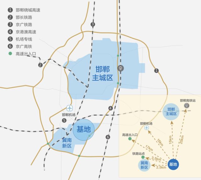 中电科技园(邯郸·冀南新区)的区位优势